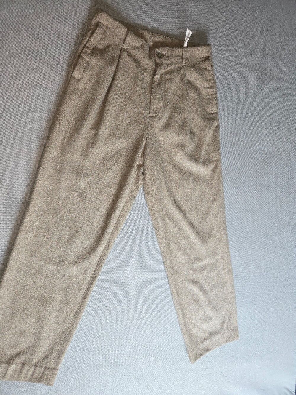 Zara Elegant Beige Trousers - Size EUR 36 / US 29 - Excellent Condition